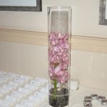 Purple Orchids in a cylinder